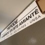 Banderole de l'Intersyndicale Amiante Tripode